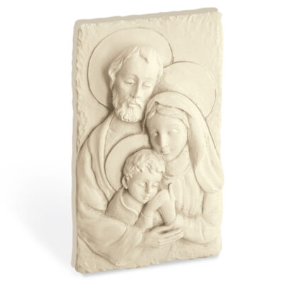 bassorilievo sacra famiglia bomboniera avorio