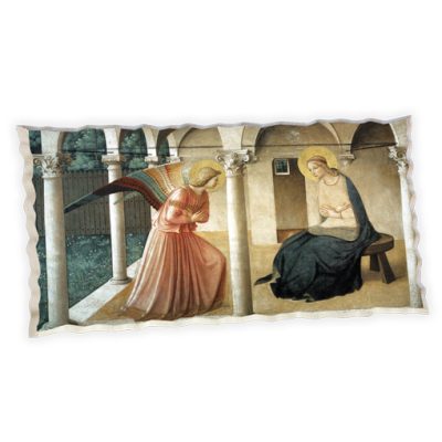 affresco quadro annunciazione beato angelico 28x52