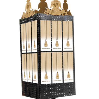 espositore banco metallo 4facce