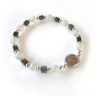 bracciale vetro ematite ab29bia
