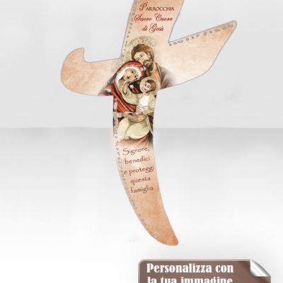 croce ricamata cm 15x22