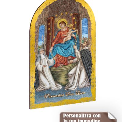 pala quadretto legno oro cm 24x39