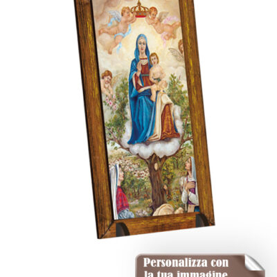 quadretto legno oro cm 20x39