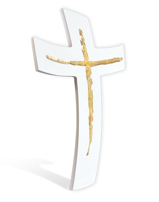 croce_stilizzata_curva_bianca_oro_34x50 croce stilizzata curva bianca oro 34x50
