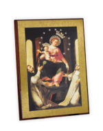 icona classica madonna rosario pompei 10x14