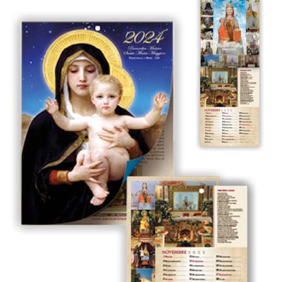 calendario 12 fogli personalizzato spillato piccolo