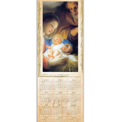 calendario cornice natale sacra famiglia