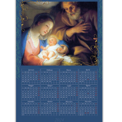 calendario grande angolo natale sacra famiglia