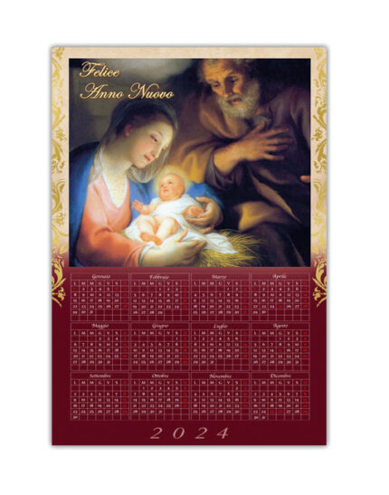 calendario grande natale sacra famiglia
