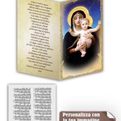 calendario oro pieghevole