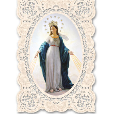 immagine ricamata collezione madonna miracolosa