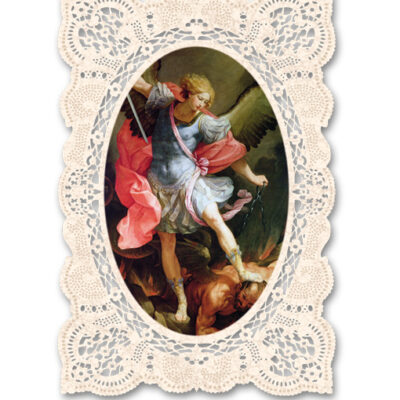 immagine ricamata collezione san michele