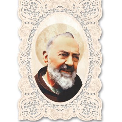 immagine ricamata collezione san pio