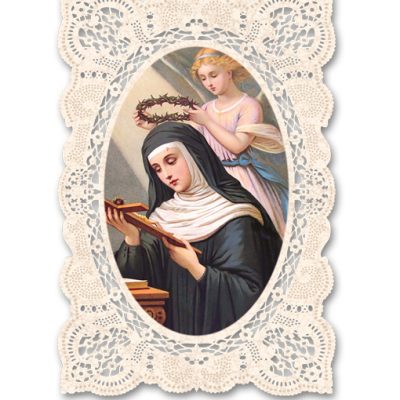 immagine ricamata collezione santa rita