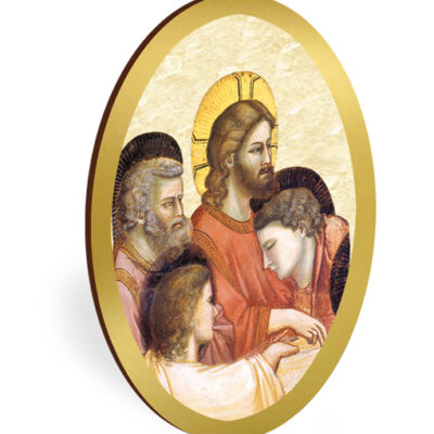magnete ovale oro gesu