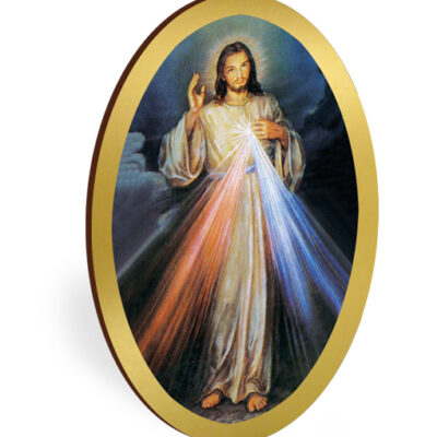 magnete ovale oro gesu misericordioso