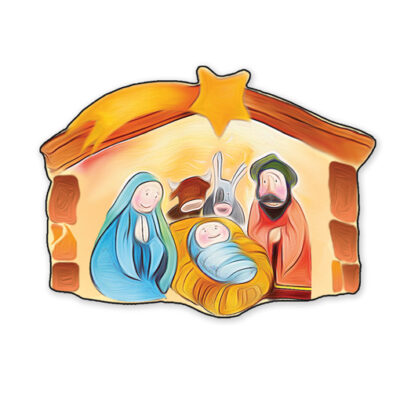 magnete presepe natale