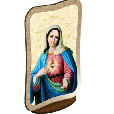 quadretto appoggio cuore immacolato