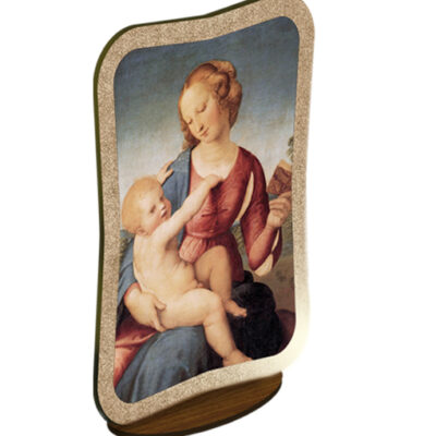 quadretto appoggio madonna bambino