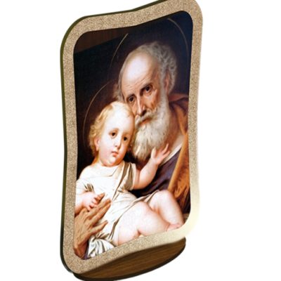 quadretto appoggio san giuseppe gesu