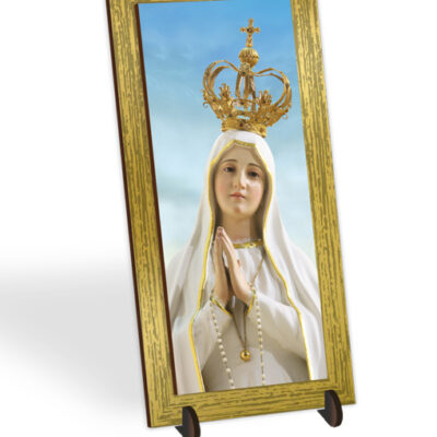 quadretto bidimensionale cornice oro madonna